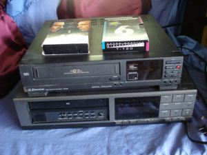 VHS listos para grabar la acción